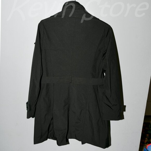 Halston Women's Belted Trench Coat - Picture 7 of 14